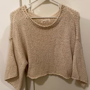 Urban Outfitter Cropped Knit Sweater Size M